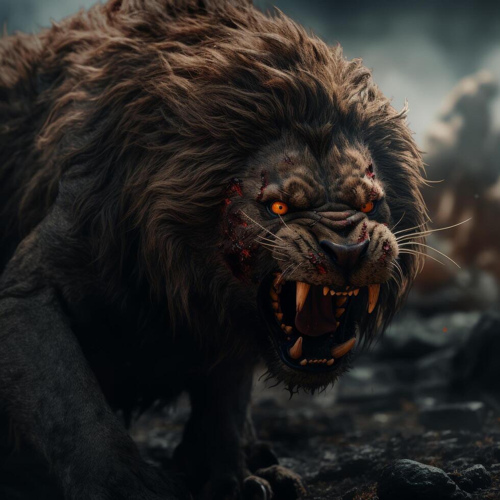 Fierce and Fearsome Werewolf photo