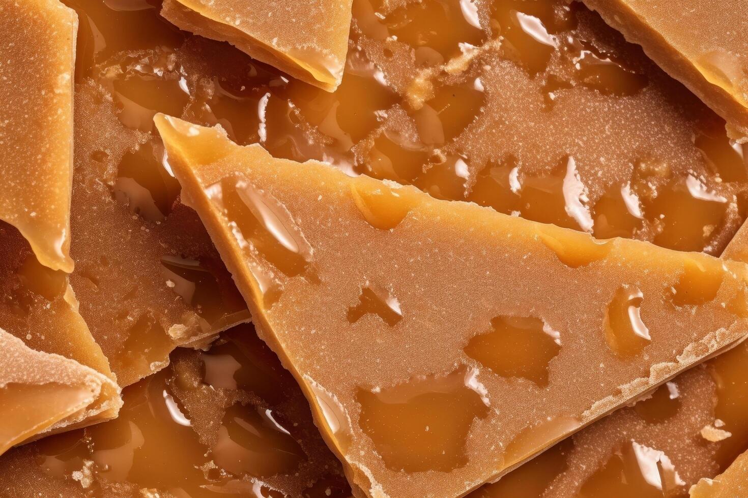 Delicious homemade toffee candy photo