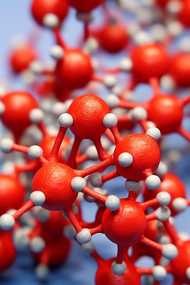 Molecular structure of a chemical compound photo
