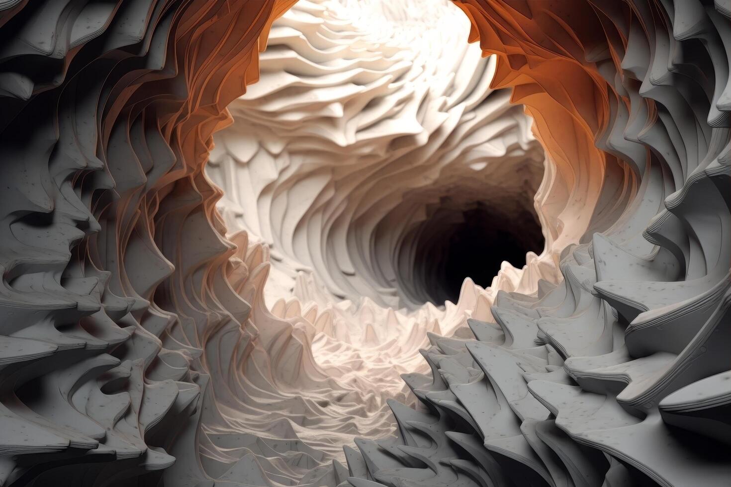 Abstract organic shapes and patterns photo