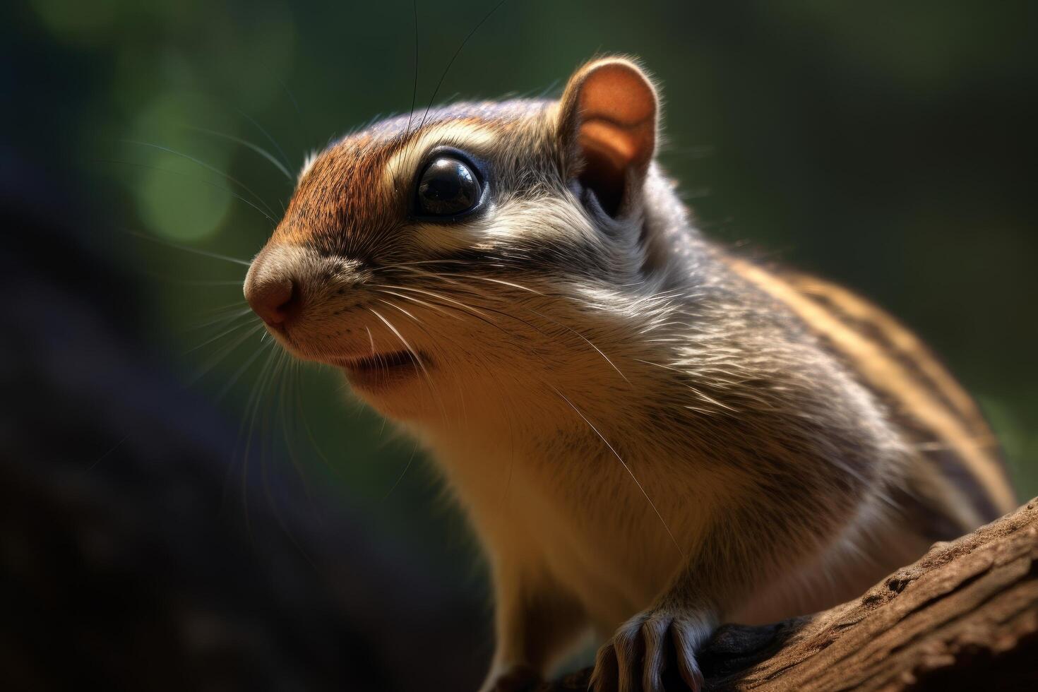 close up of a curious squirrel photo
