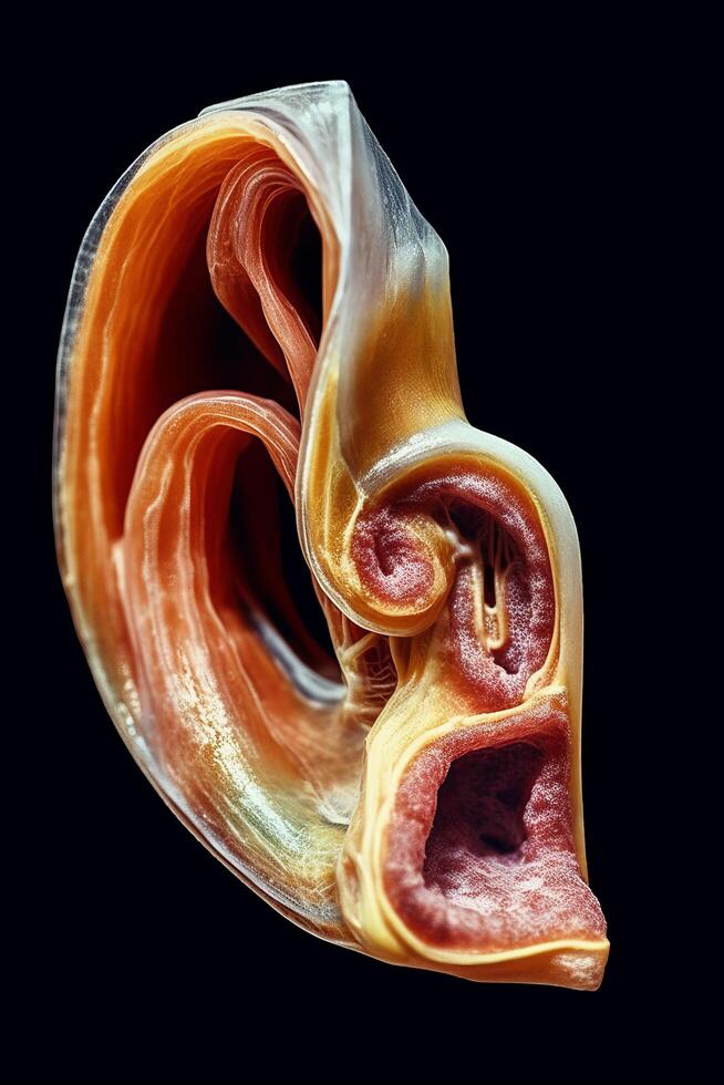 Intricate cross section of a human heart photo