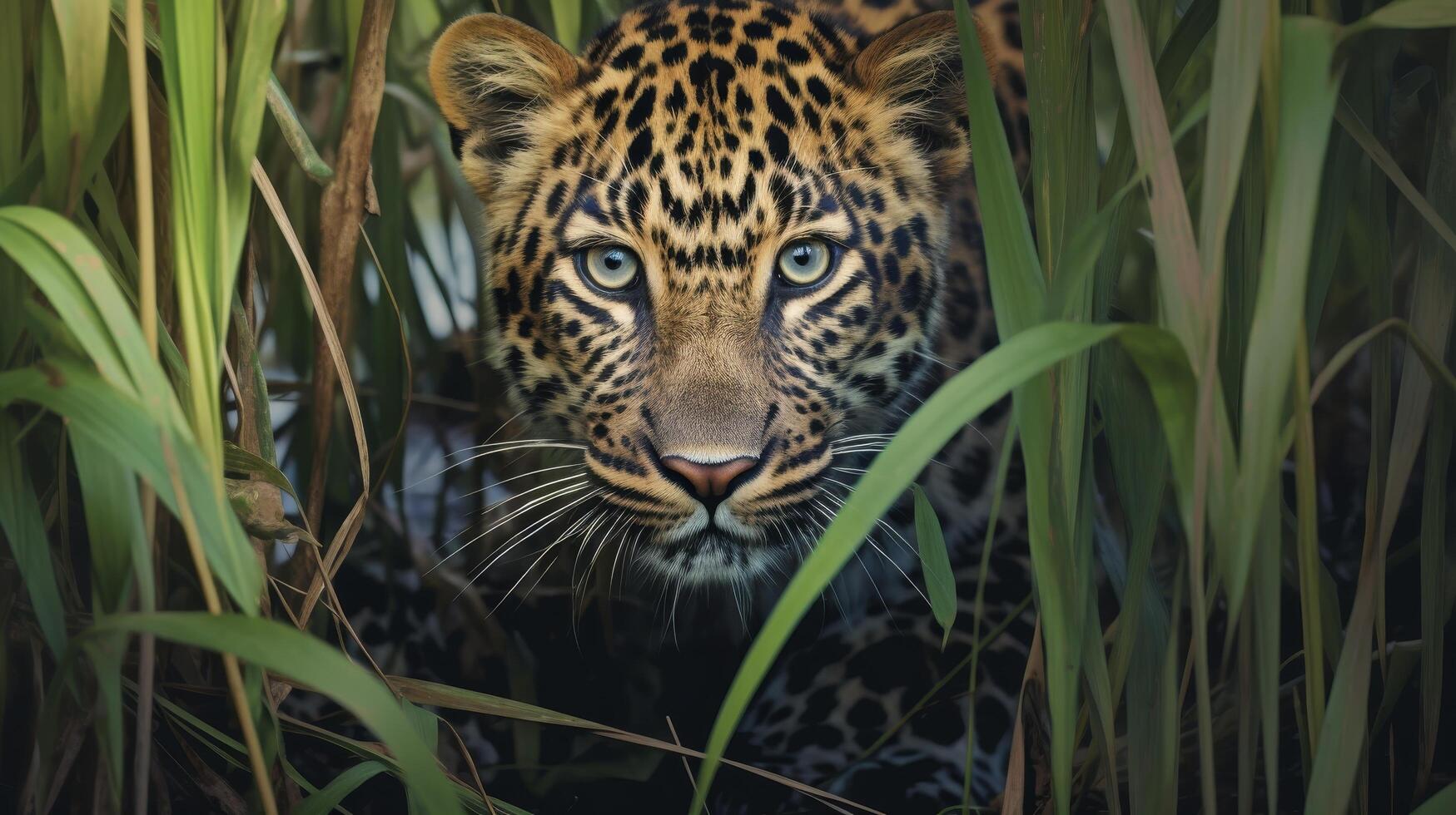 Captivating leopard in the wild photo