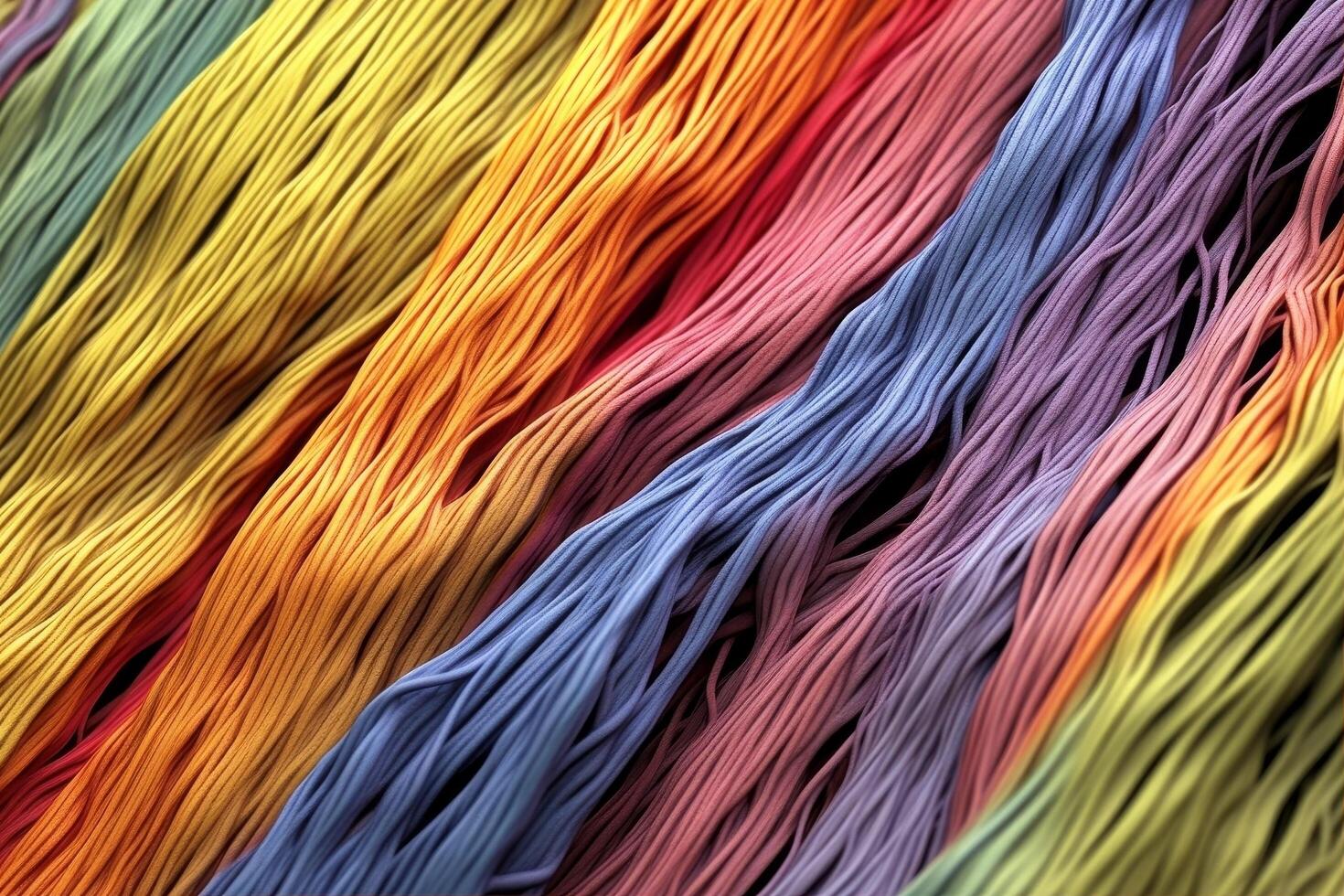 Vibrant and Colorful Threads photo