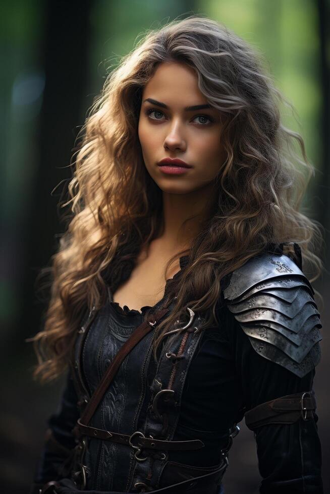 Fierce and Fabulous Female Warrior photo
