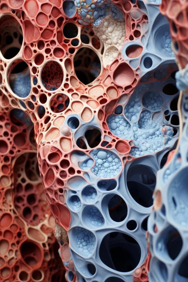 Intricate cellular structure photo