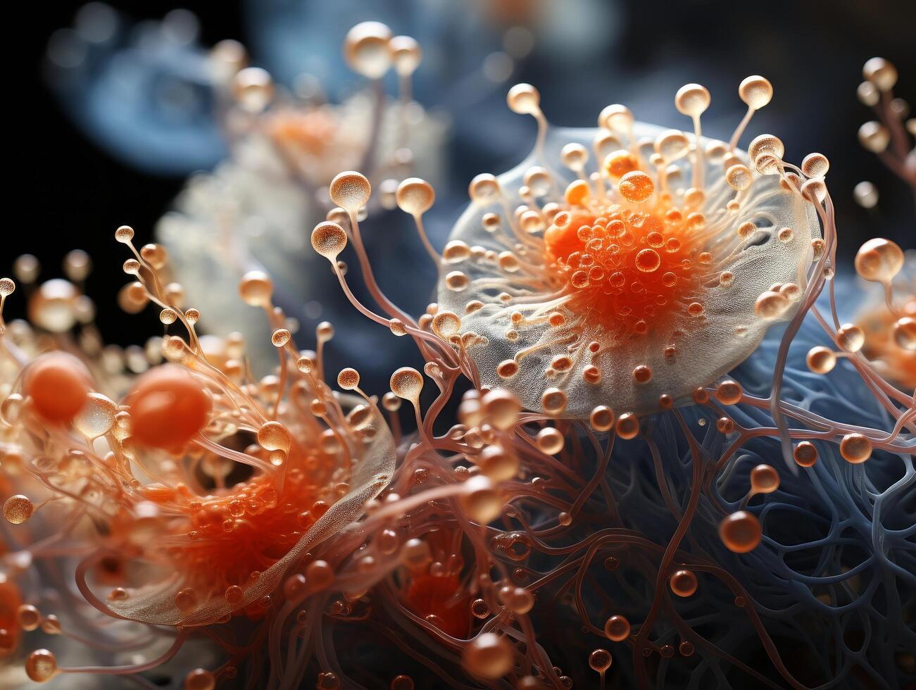 Intricate coral like underwater organism photo