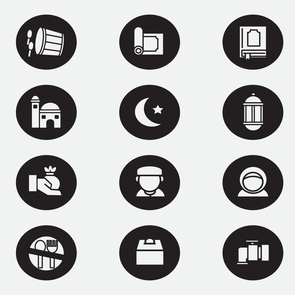 ramadan icon good for element design, muslim icon, ui design, web design, silhouette design, etc vector
