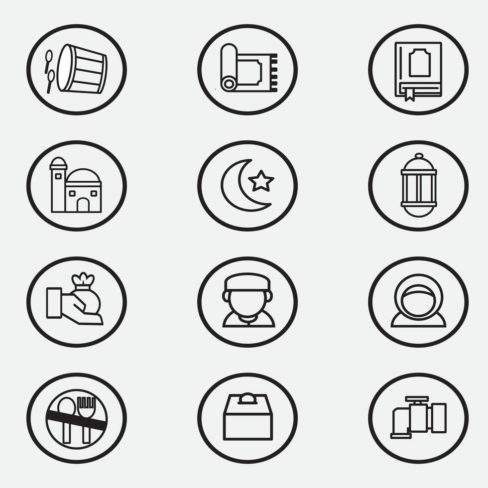 ramadan icon good for element design, moslem icon, ui design, web design, symbol etc vector