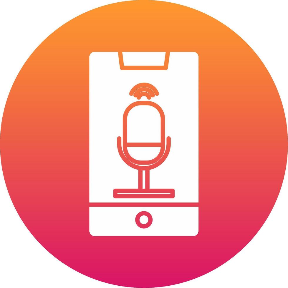 Voice Control Icon Design Symbol vector