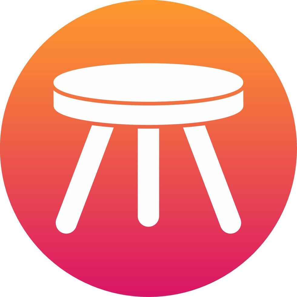 Stool Icon Design Symbol vector