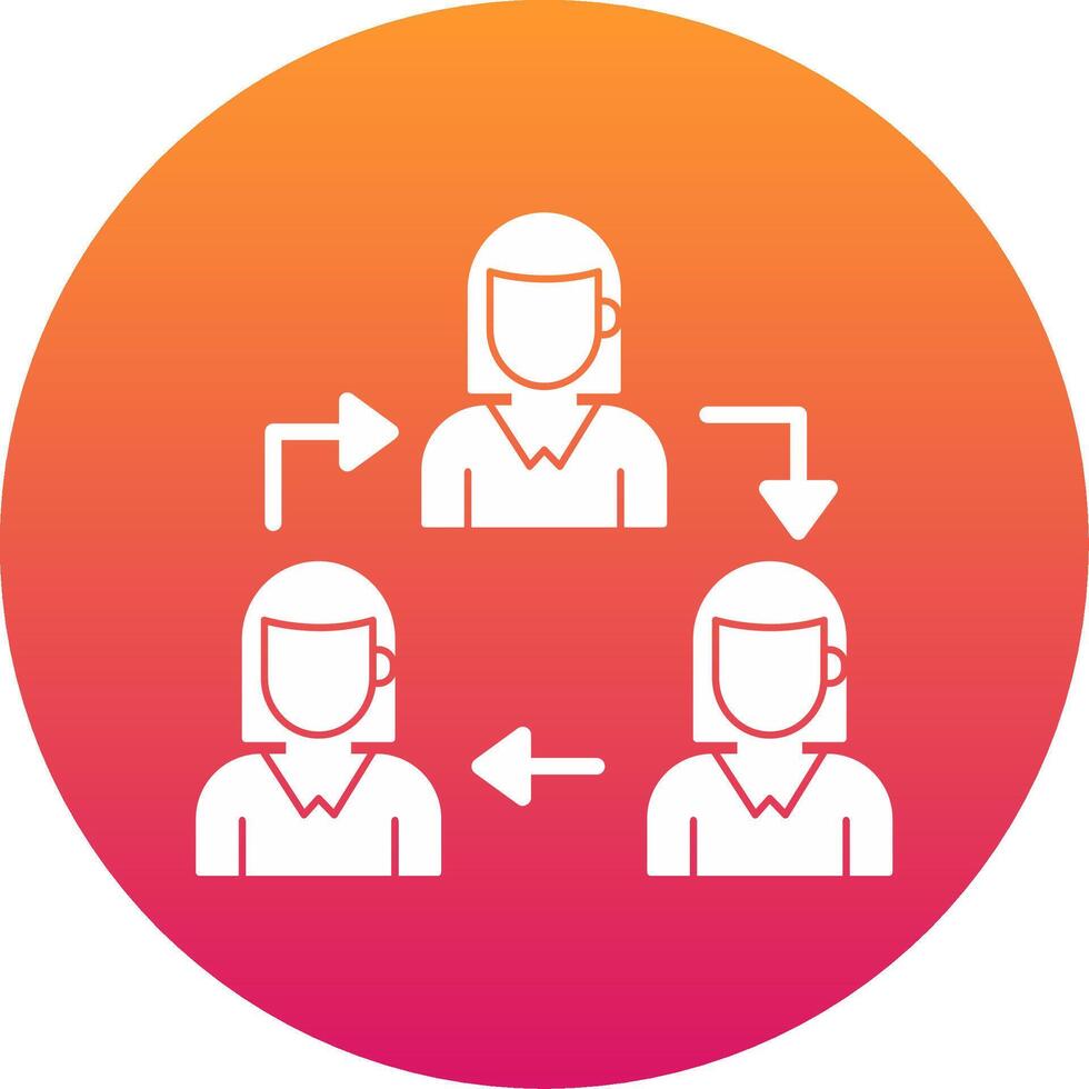 Team Work Icon Design Symbol vector