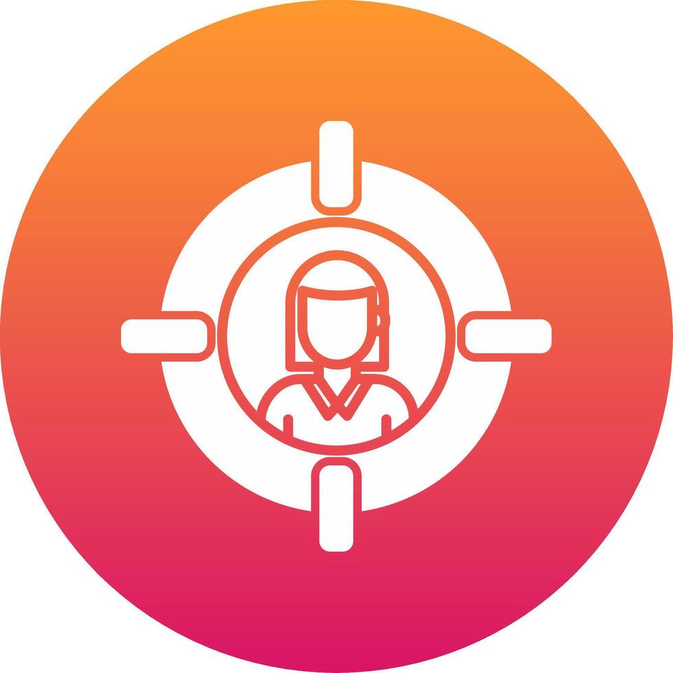 Target Icon Design Symbol vector