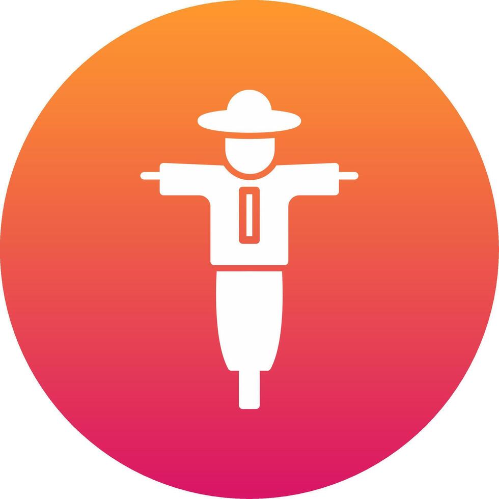 Scarecrow Icon Design Symbol vector