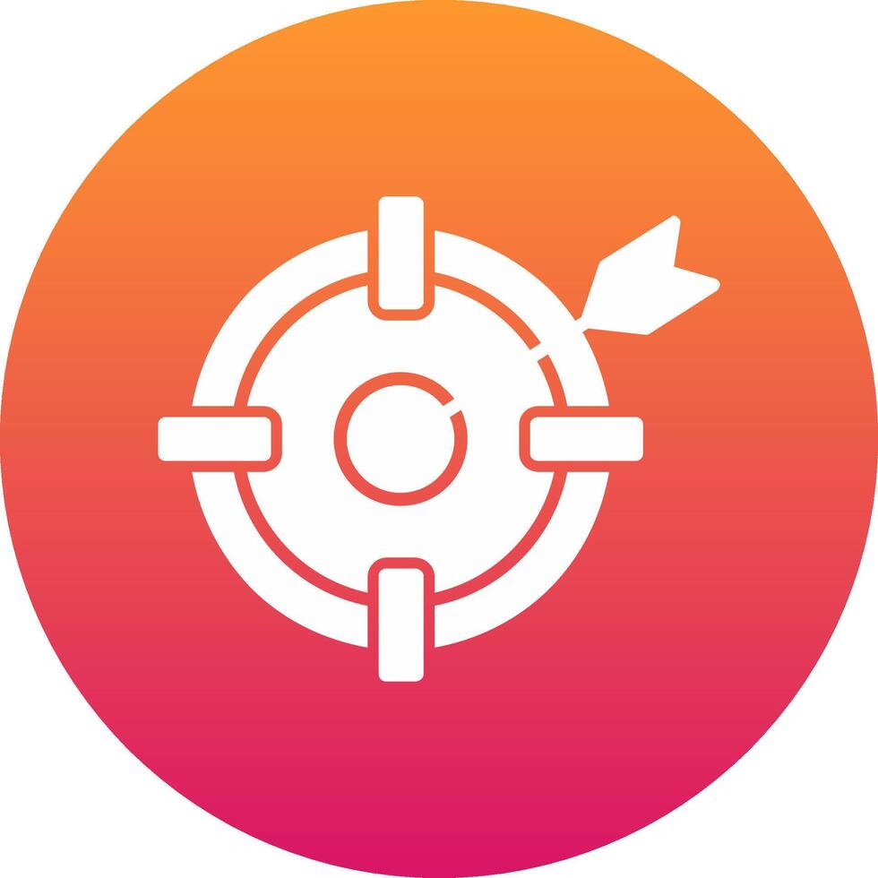 Target Icon Design Symbol vector