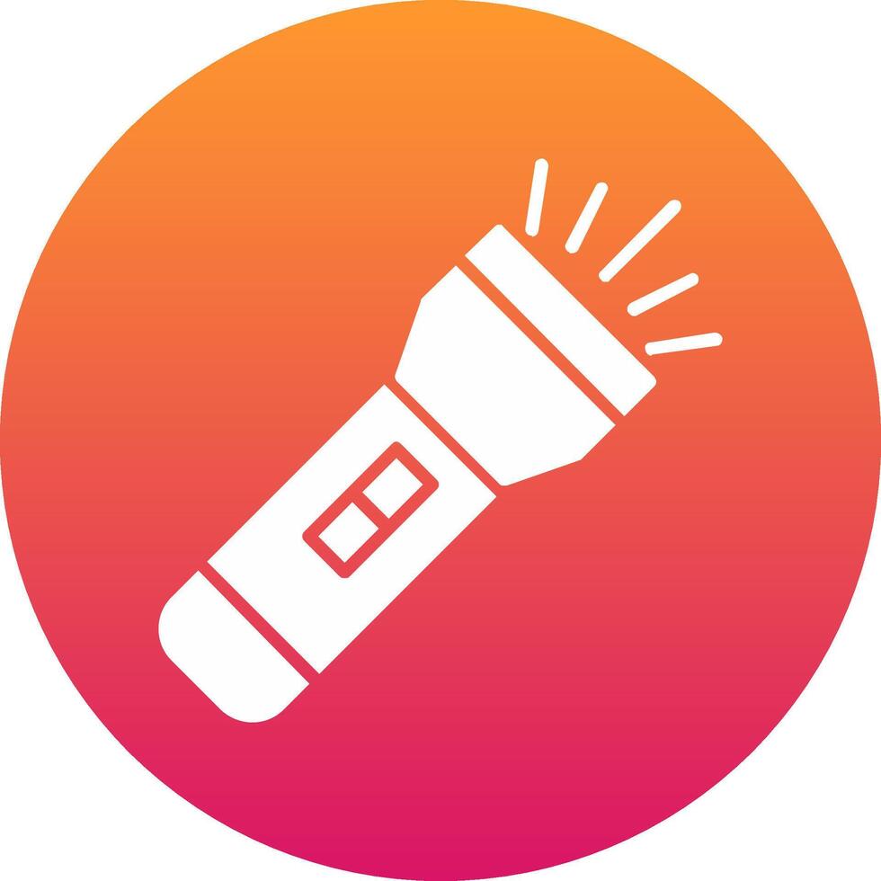 Torch Icon Design Symbol vector
