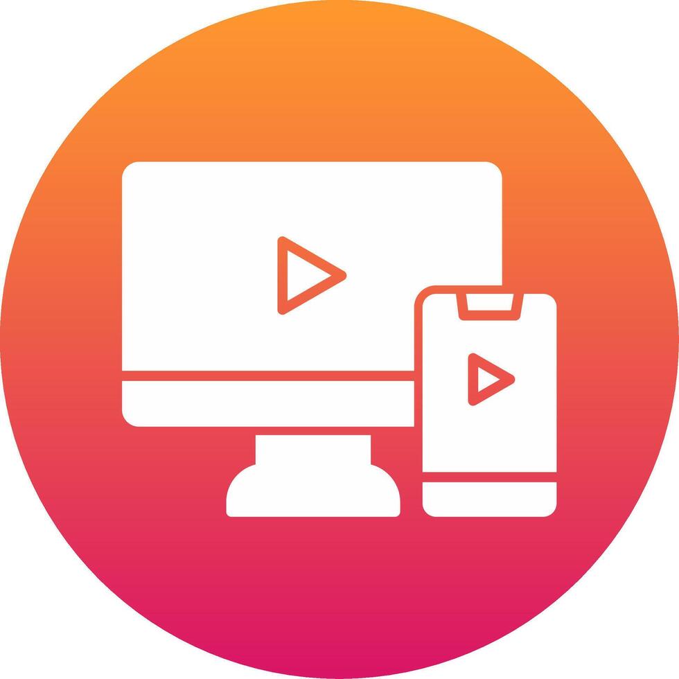Screen Mirroring Icon Design Symbol vector