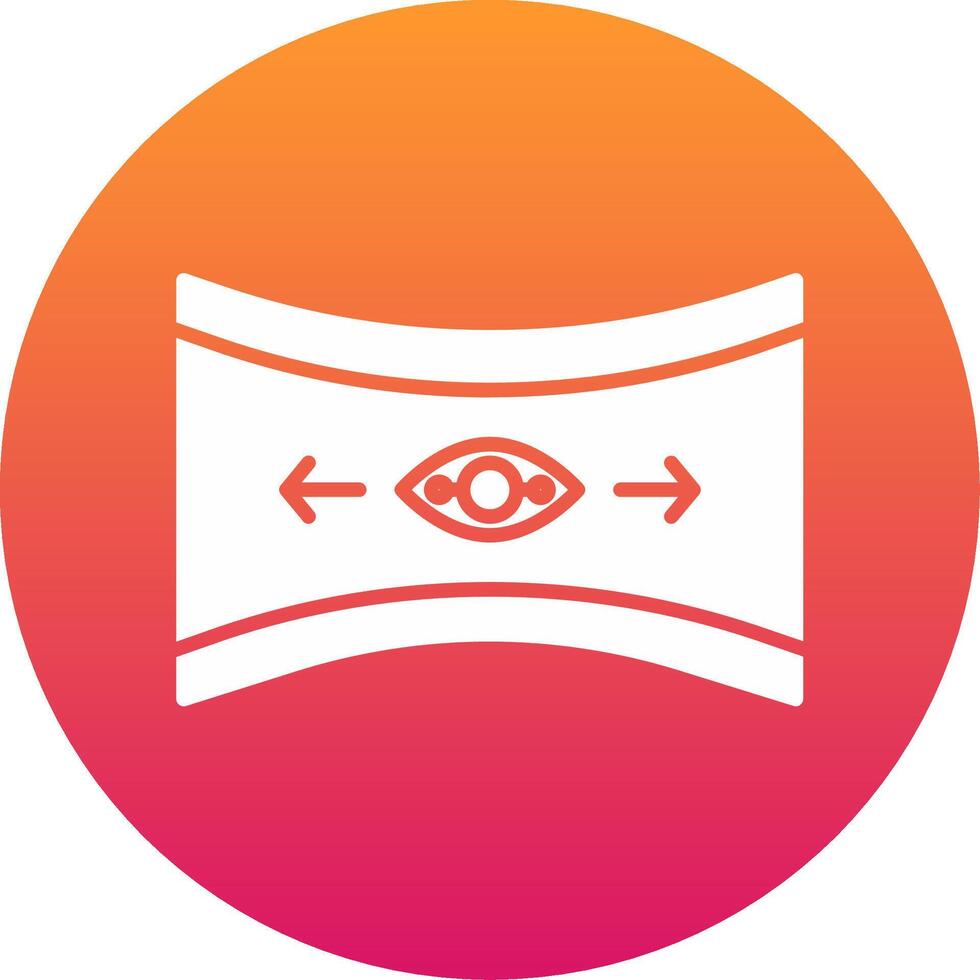Panoramic View Icon Design Symbol vector