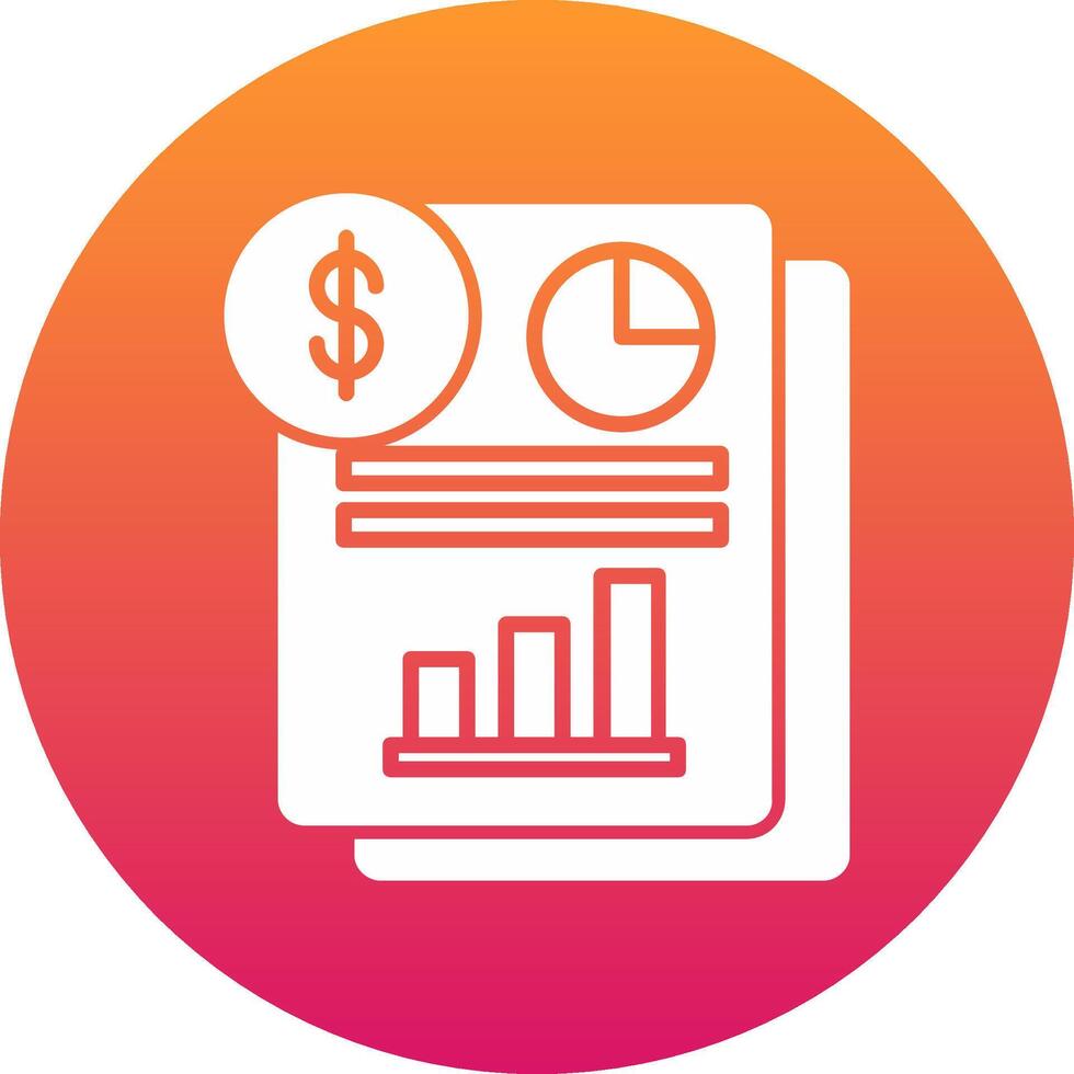 Income Statement Icon Design Symbol vector