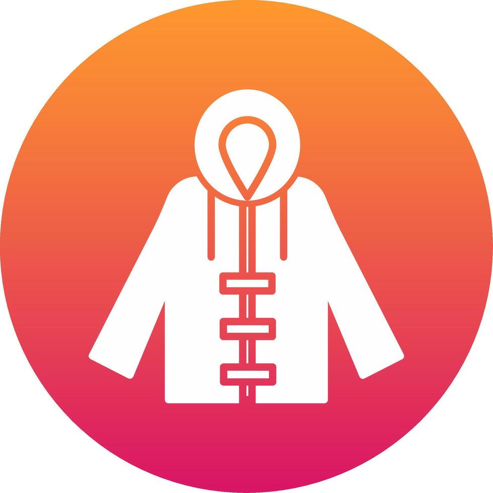 Raincoat Icon Design Symbol vector