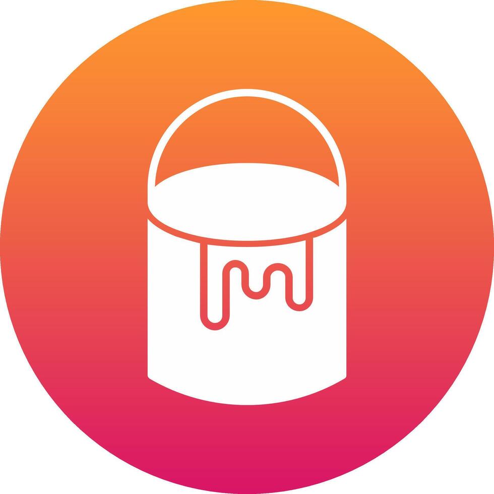 Paint Bucket Icon Design Symbol vector