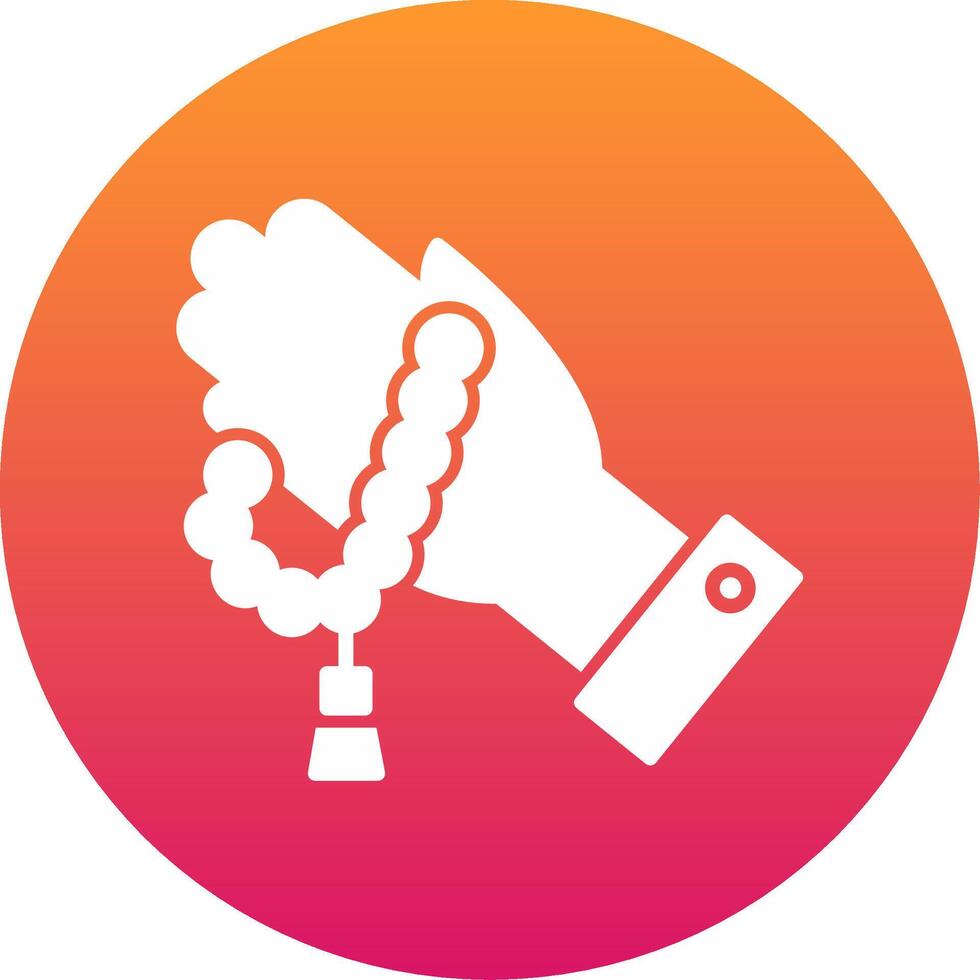 Tasbih Icon Design Symbol vector