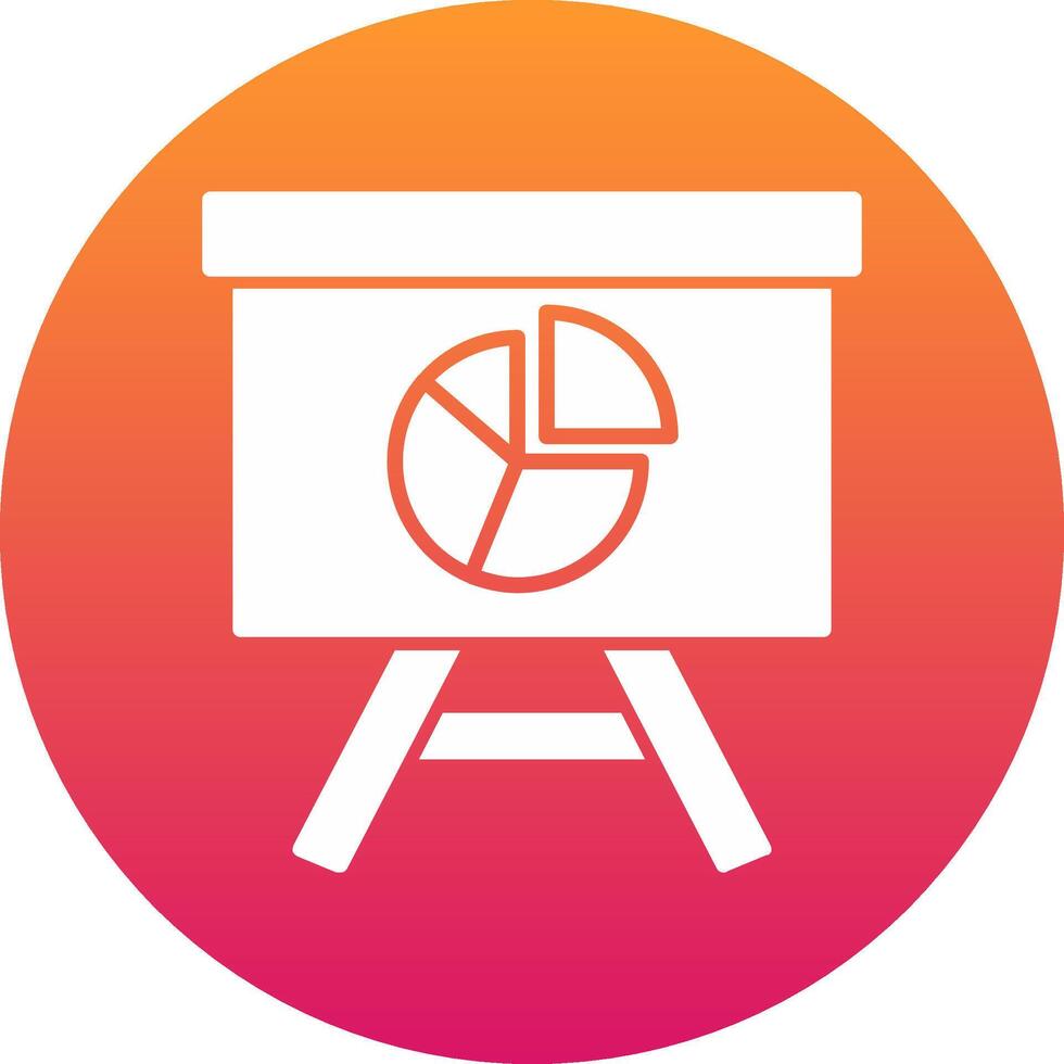 Pie Chart Icon Design Symbol vector