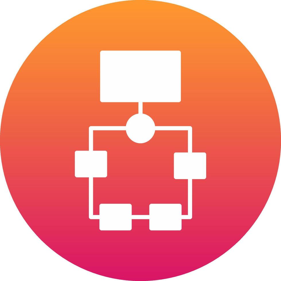 Flowchart Icon Design Symbol vector