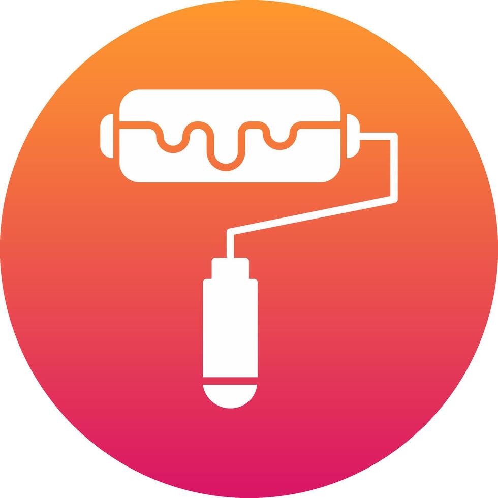 Roller Icon Design Symbol vector