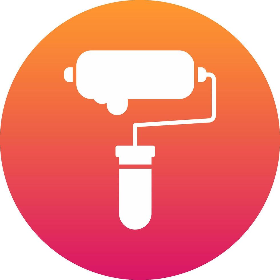 Paint Roller Icon Design Symbol vector