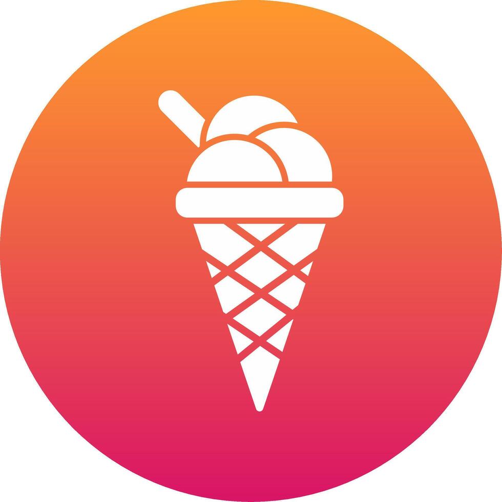 Ice Cream Icon Design Symbol vector