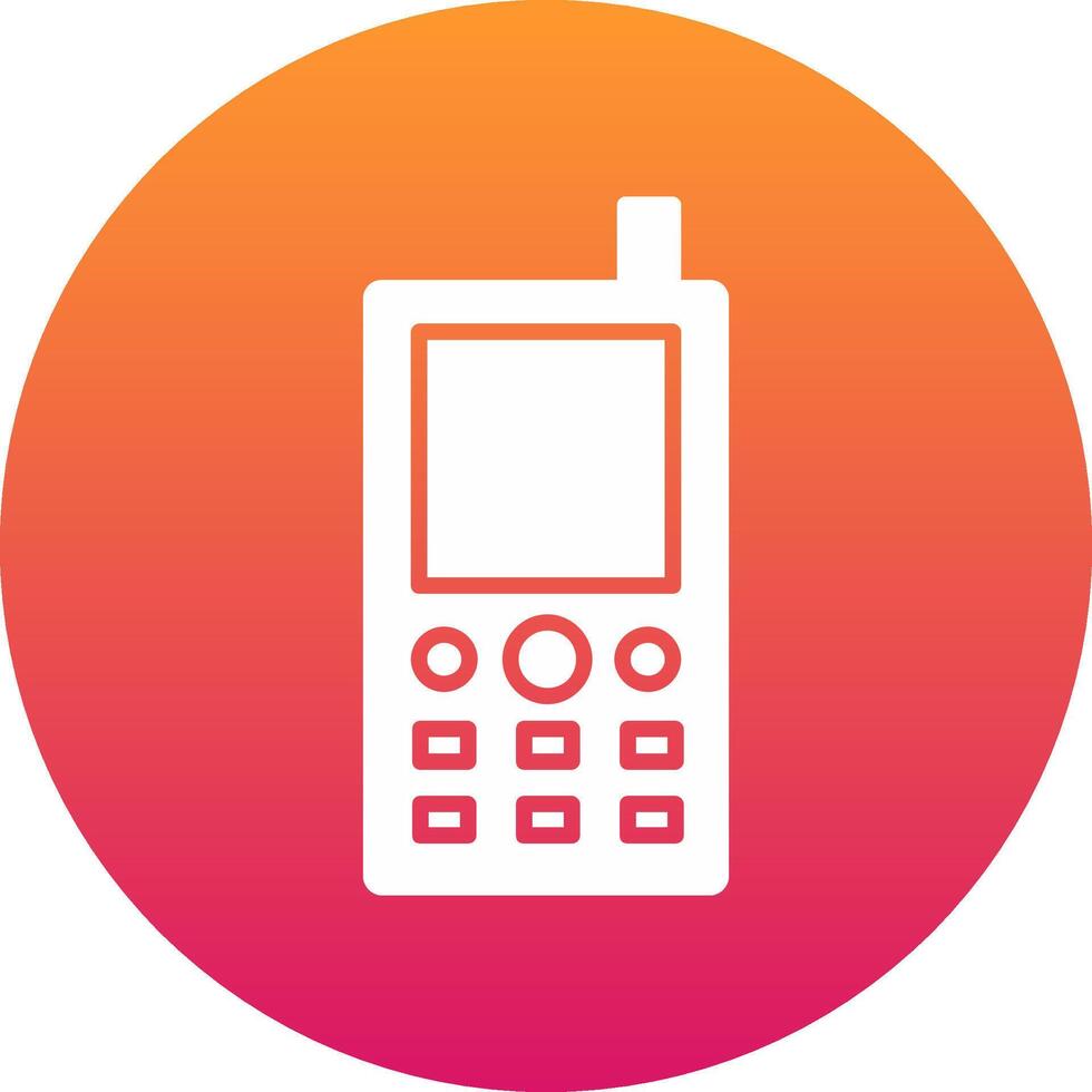 Mobile Phone Icon Design Symbol vector