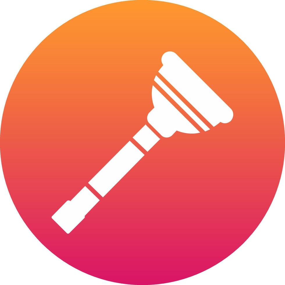 Plunger Icon Design Symbol vector