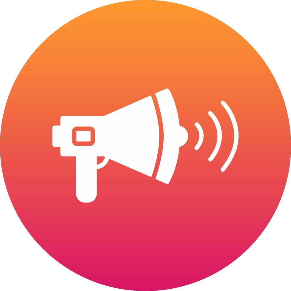 Megaphone Icon Design Symbol vector