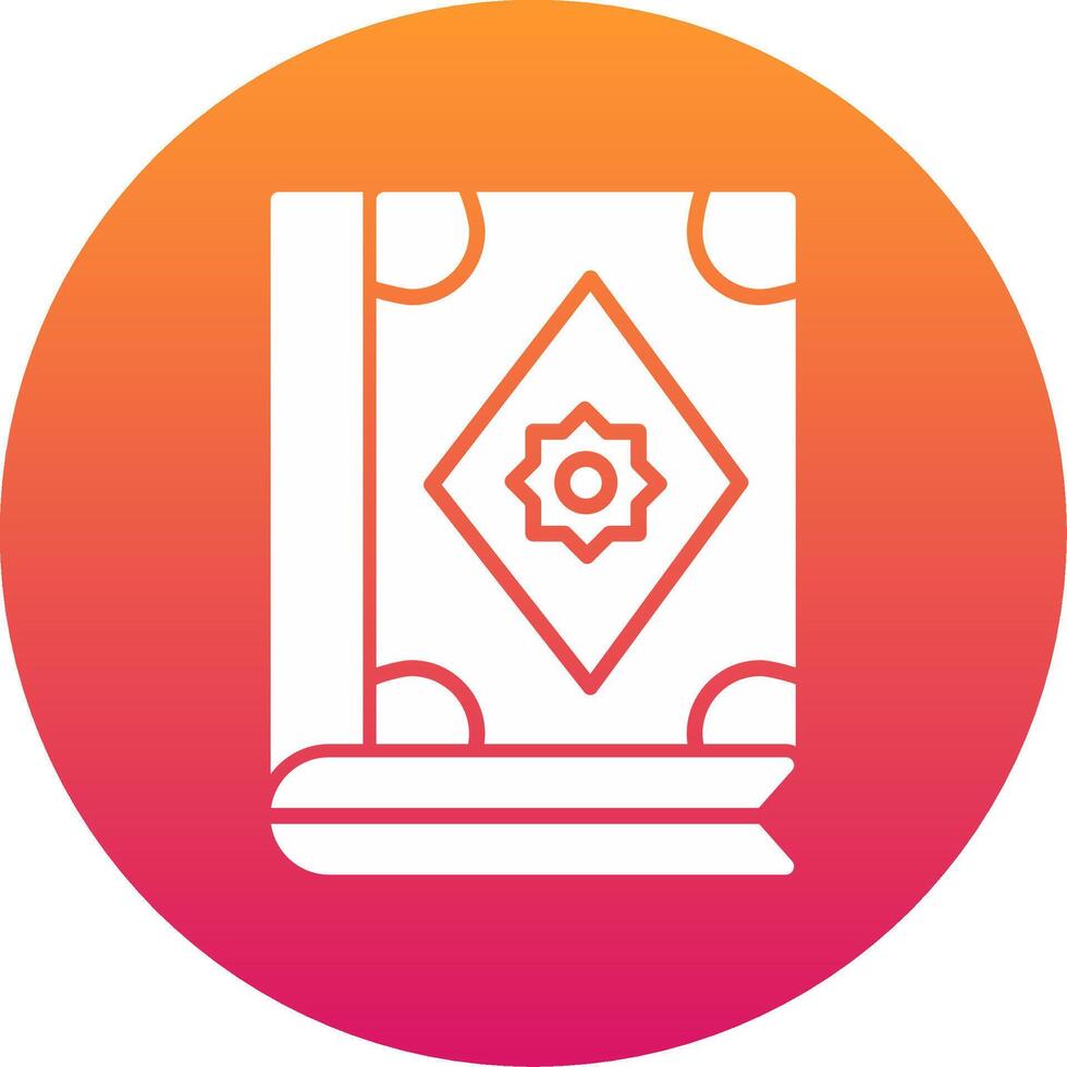 Quran Icon Design Symbol vector