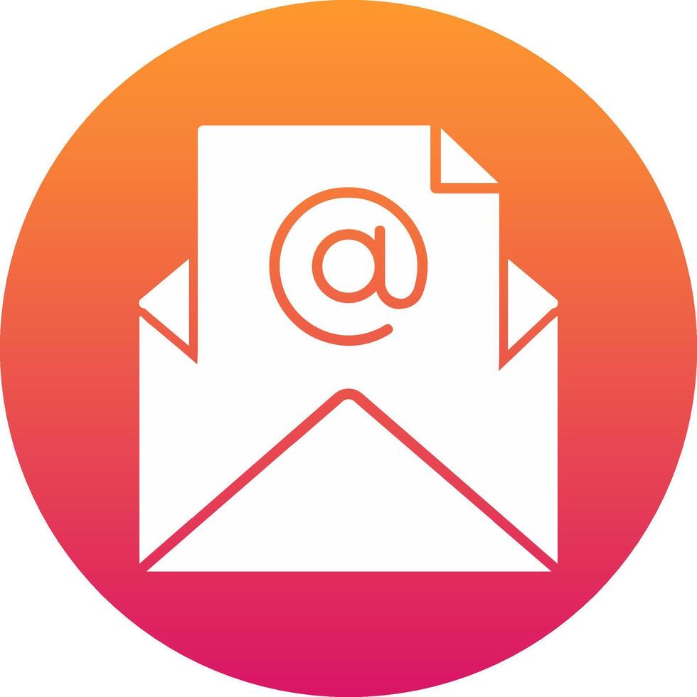 Mail Icon Design Symbol vector