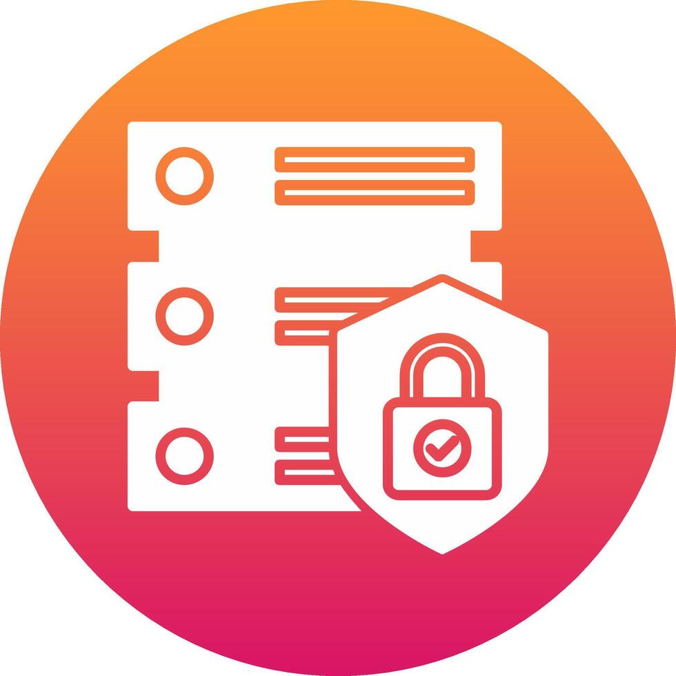 Database Icon Design Symbol vector