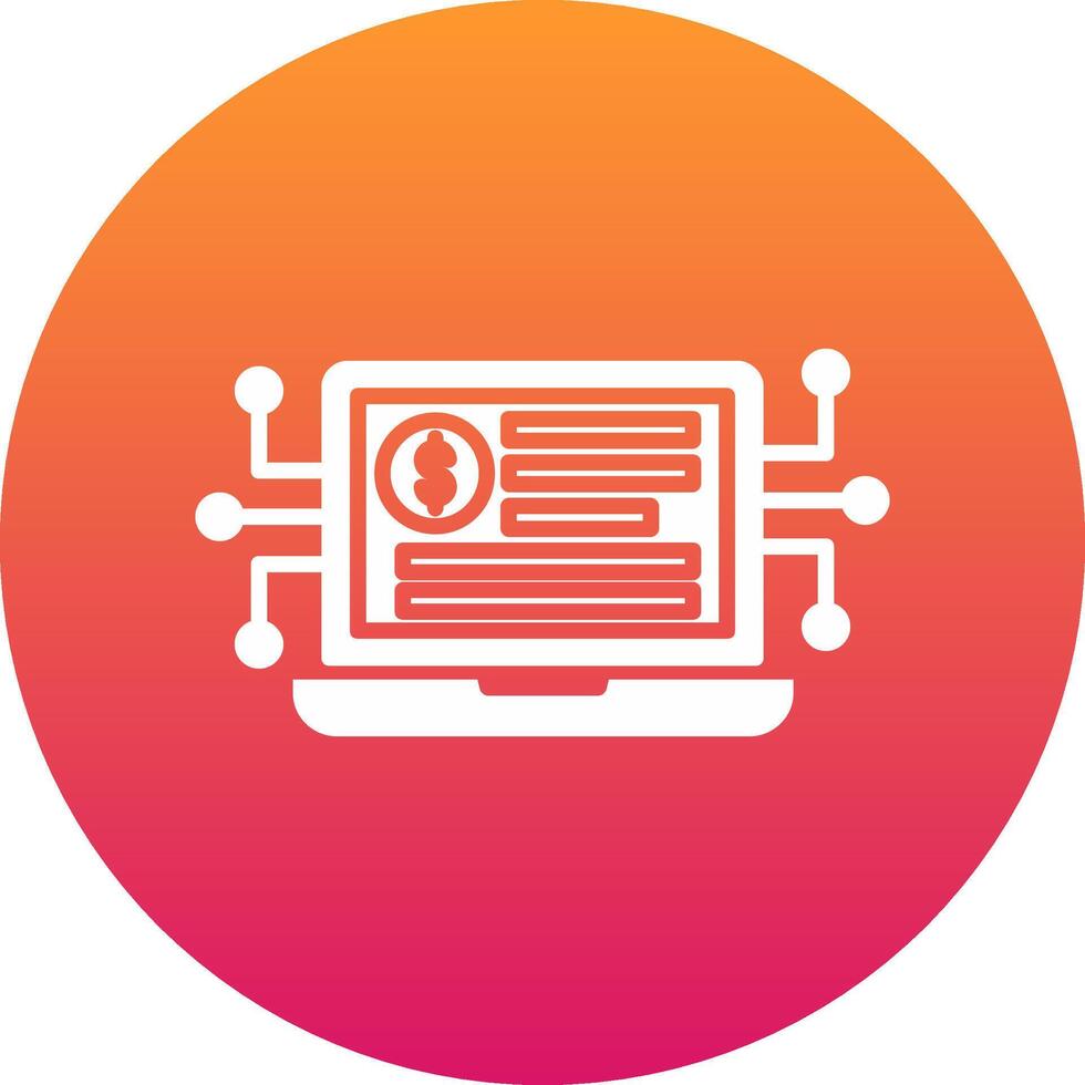 Digital Asset Icon Design Symbol vector