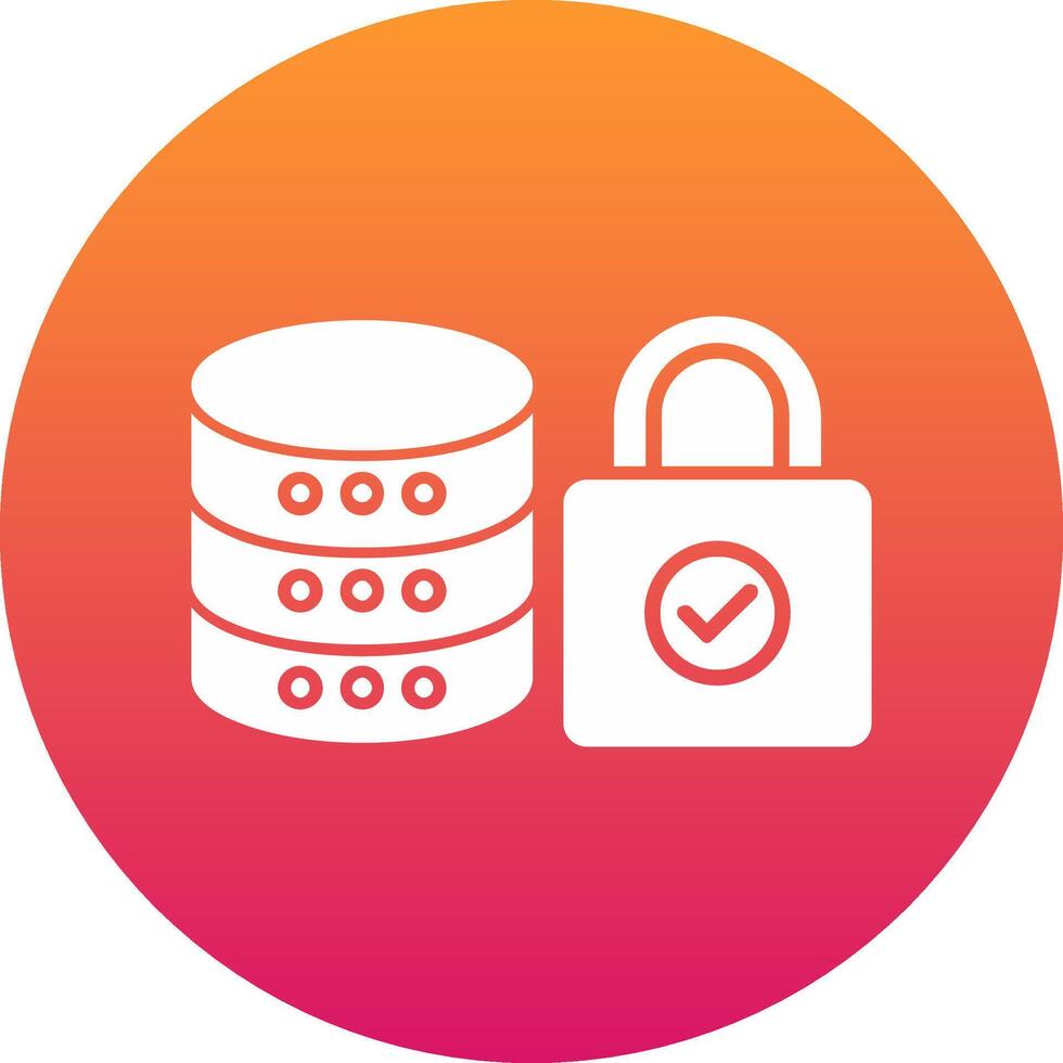Database Icon Design Symbol vector