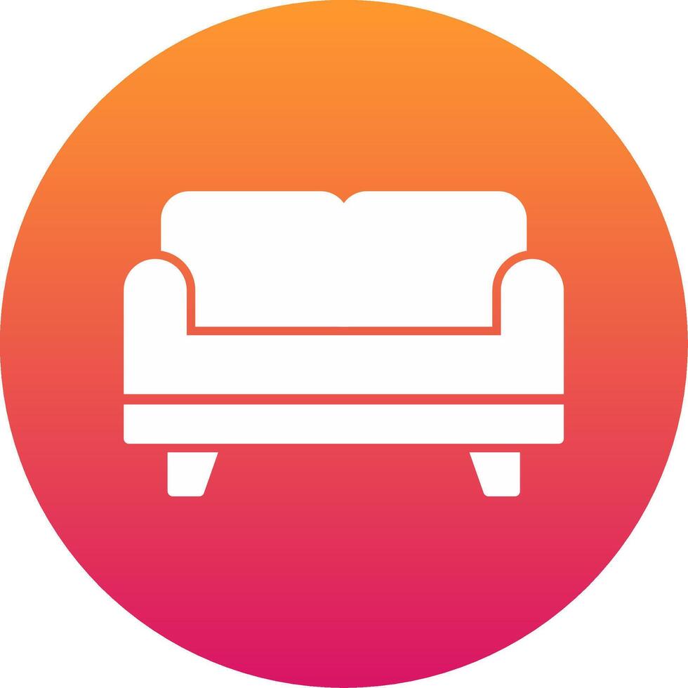 Sofa Bed Icon Design Symbol vector