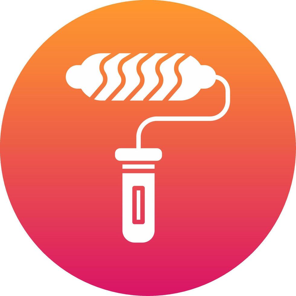 Paint Roller Icon Design Symbol vector