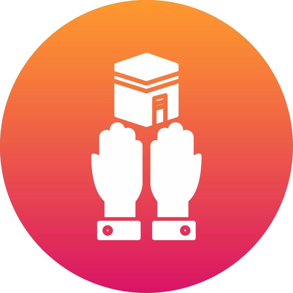 Prayer Icon Design Symbol vector