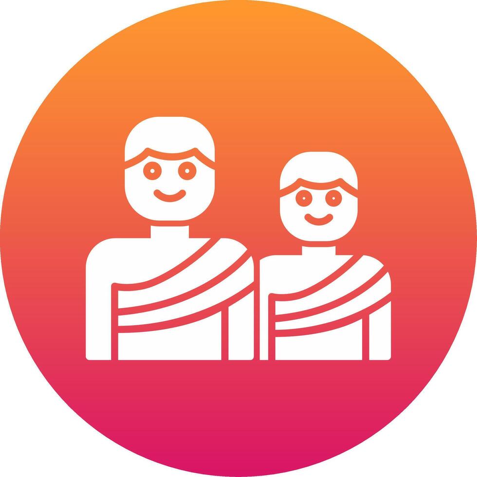 Pilgrims Icon Design Symbol vector