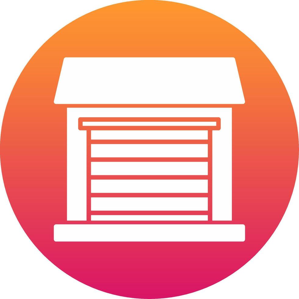 Garage Icon Design Symbol vector