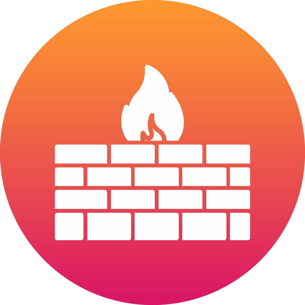 Firewall Icon Design Symbol vector