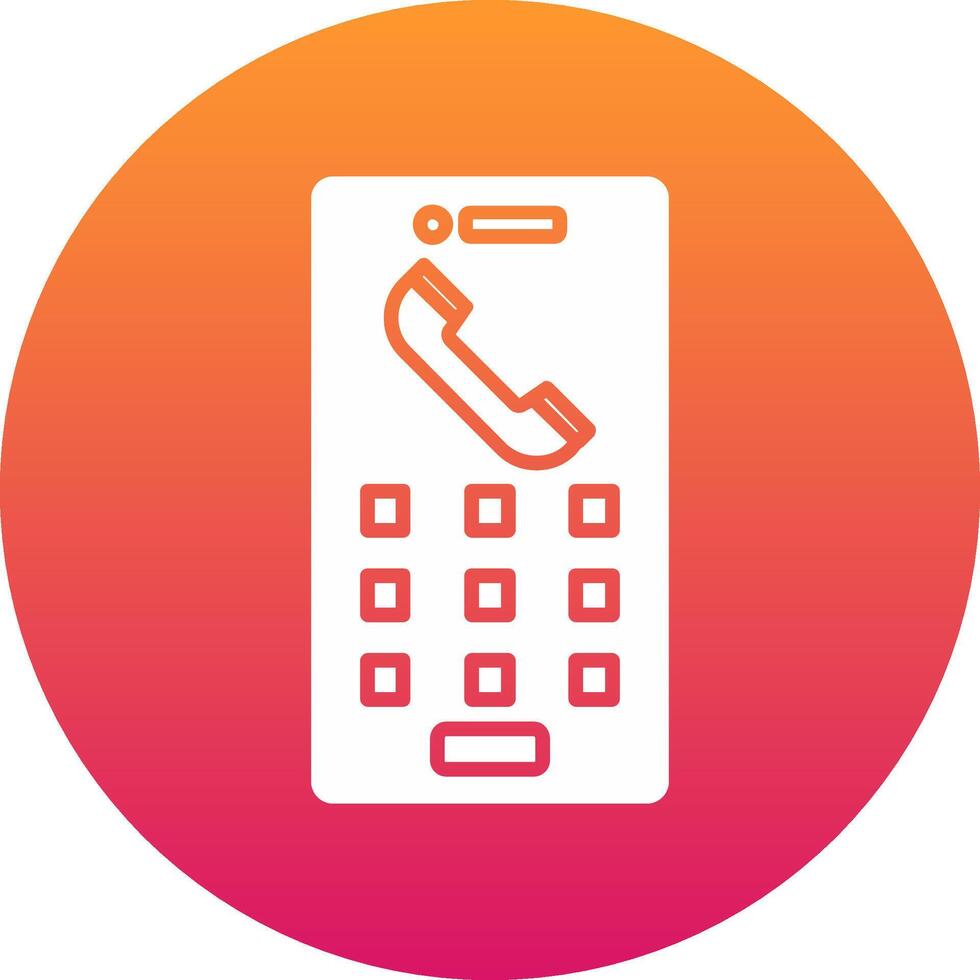 Keypad Icon Design Symbol vector
