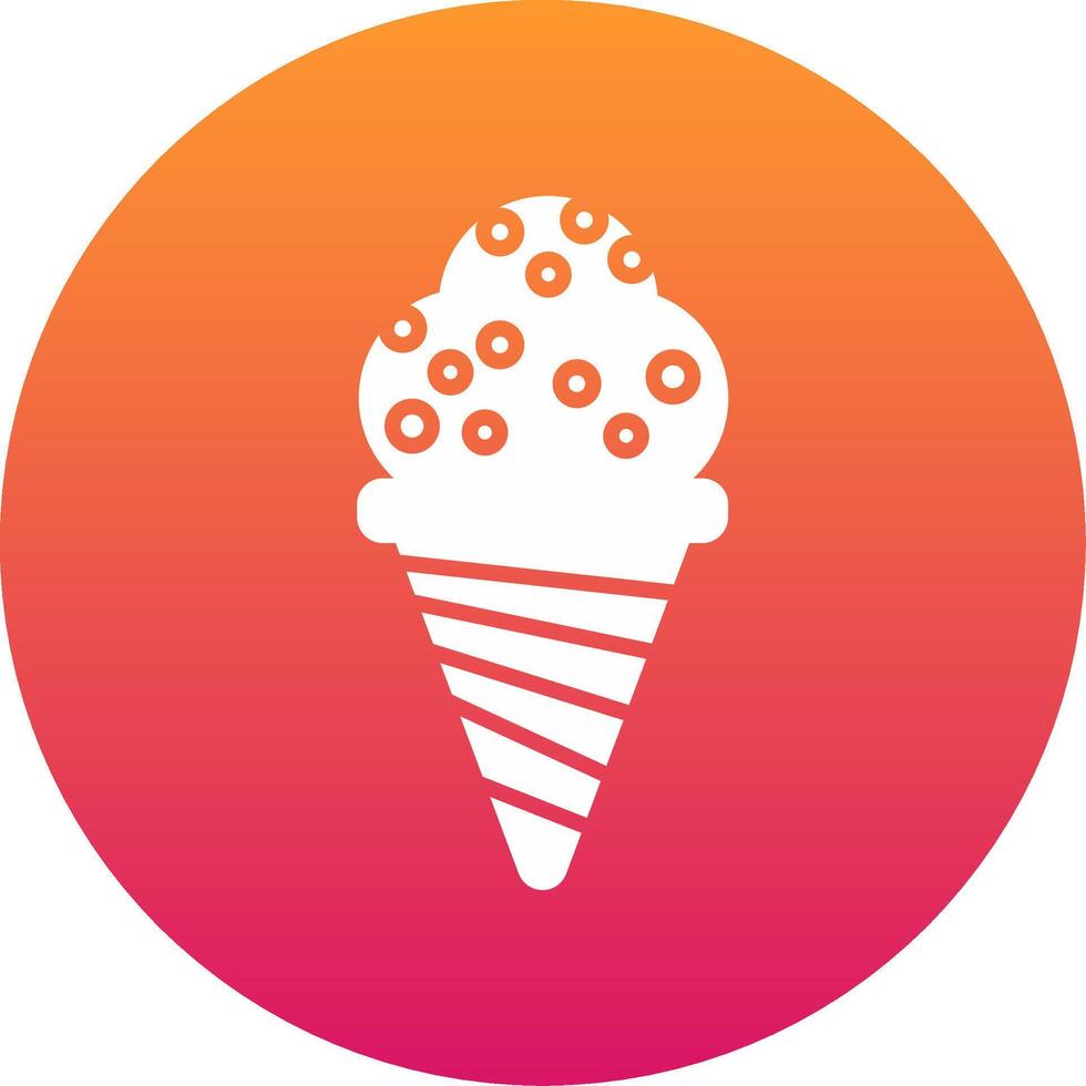 Ice Cream Cone Icon Design Symbol vector