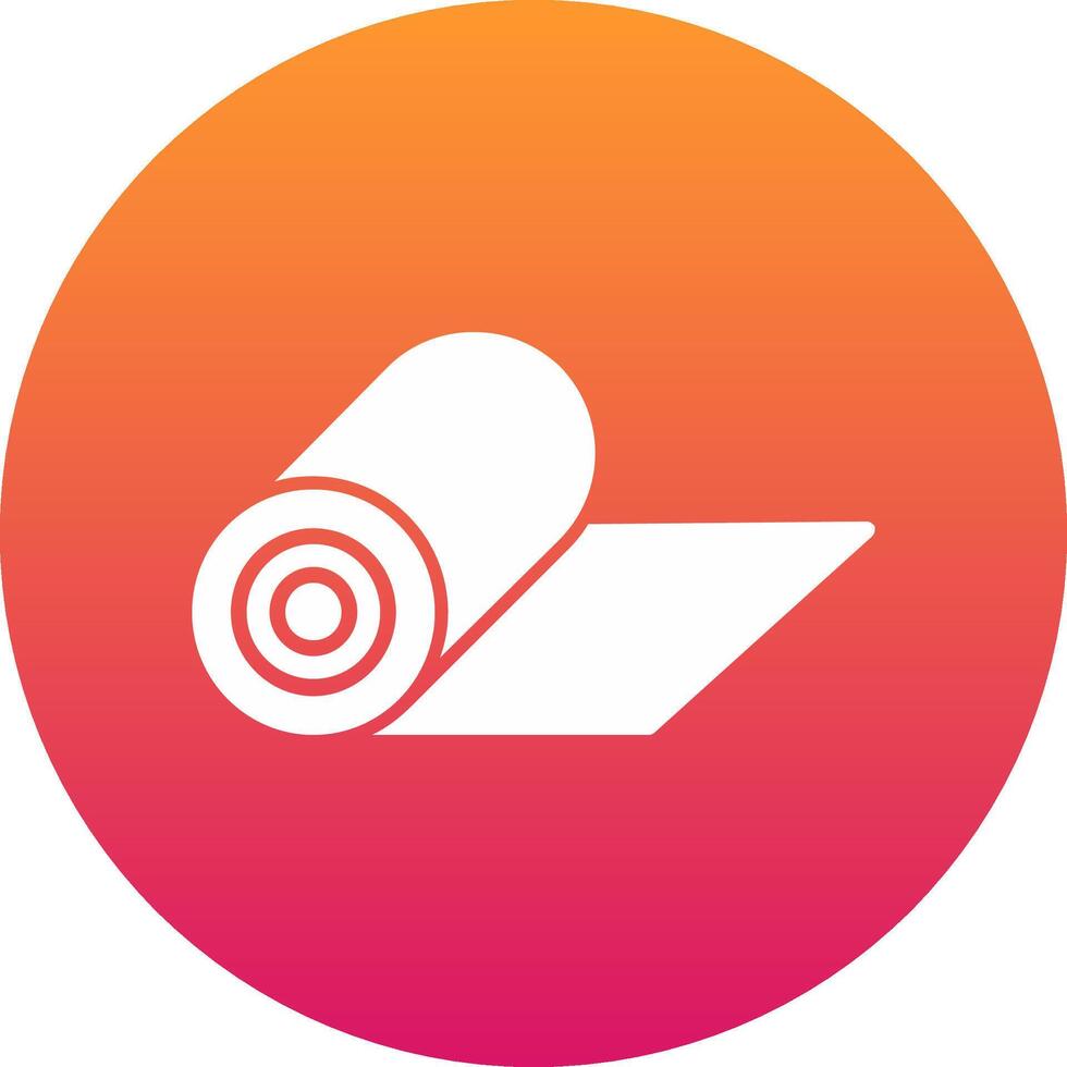 Gym Mat Icon Design Symbol vector