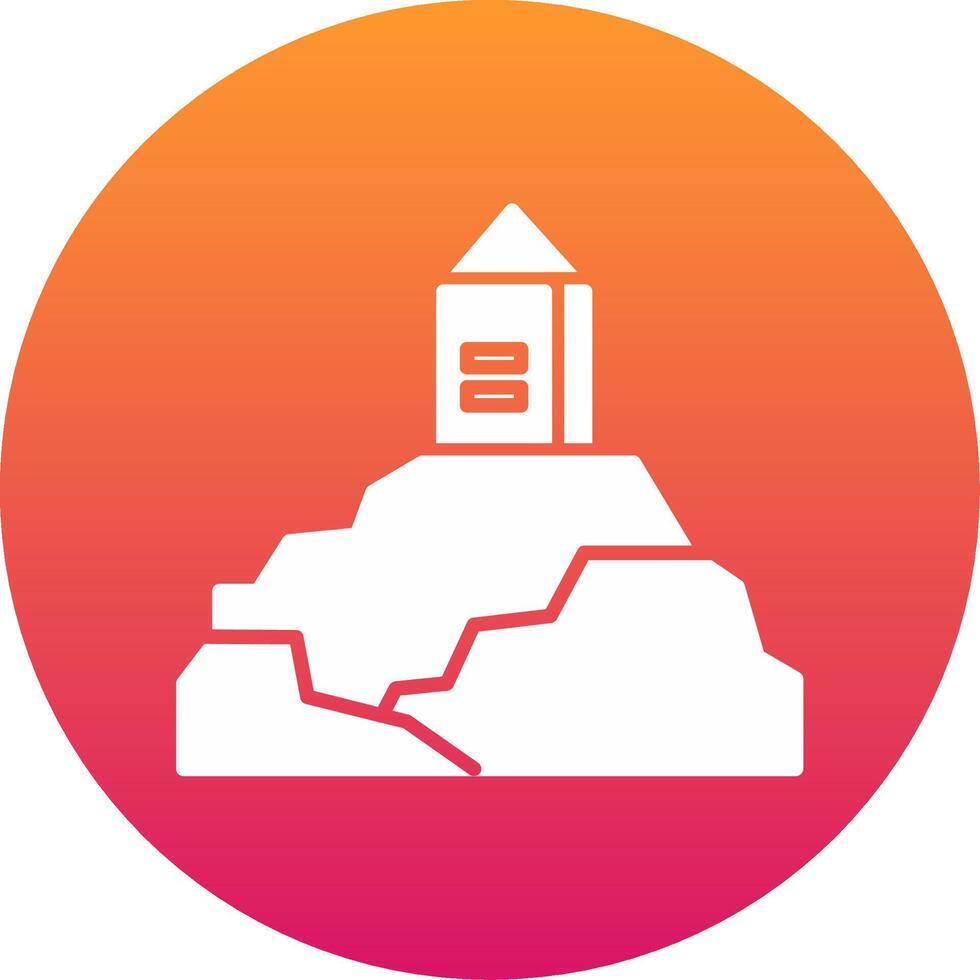 Mount Arafat Icon Design Symbol vector