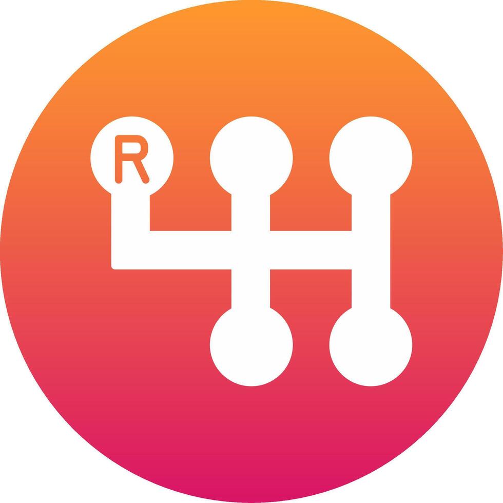 Gearshift Icon Design Symbol vector